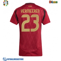 Fotballdrakt Dame Belgia Arthur Vermeeren #23 Hjemmedrakt EM 2024 Kortermet